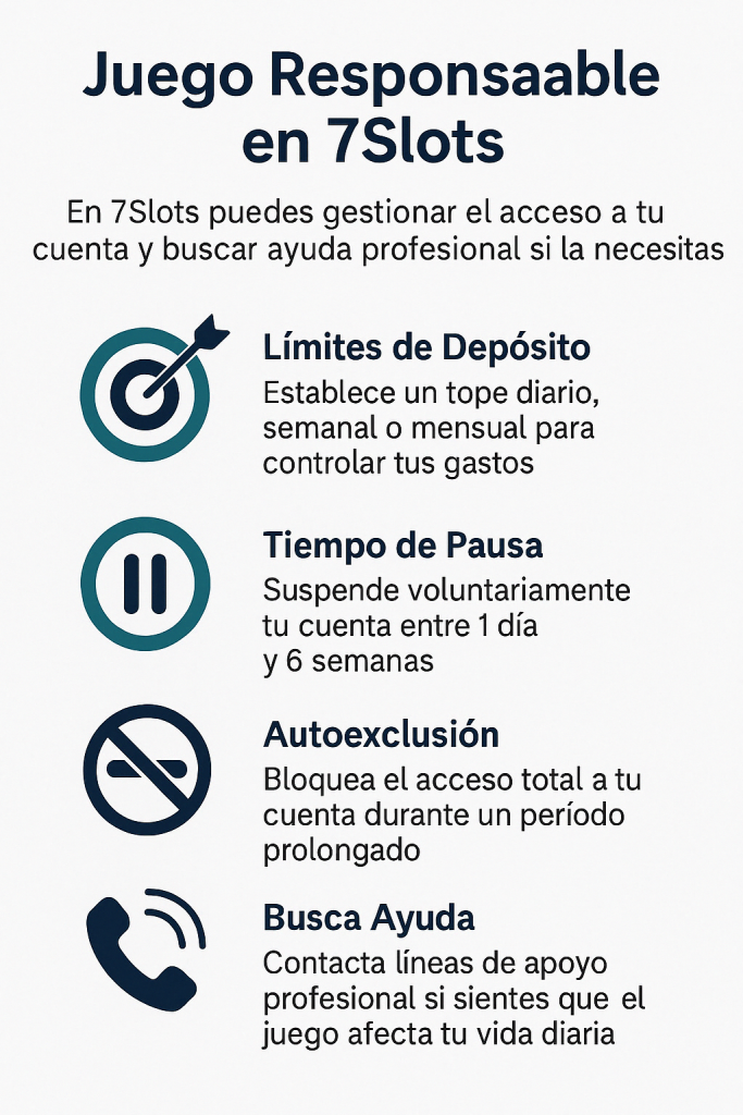 Juego Responsable en 7Slots Casino