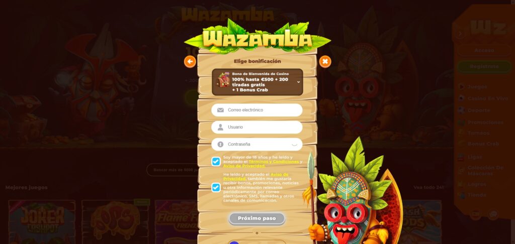 Wazamba Casino