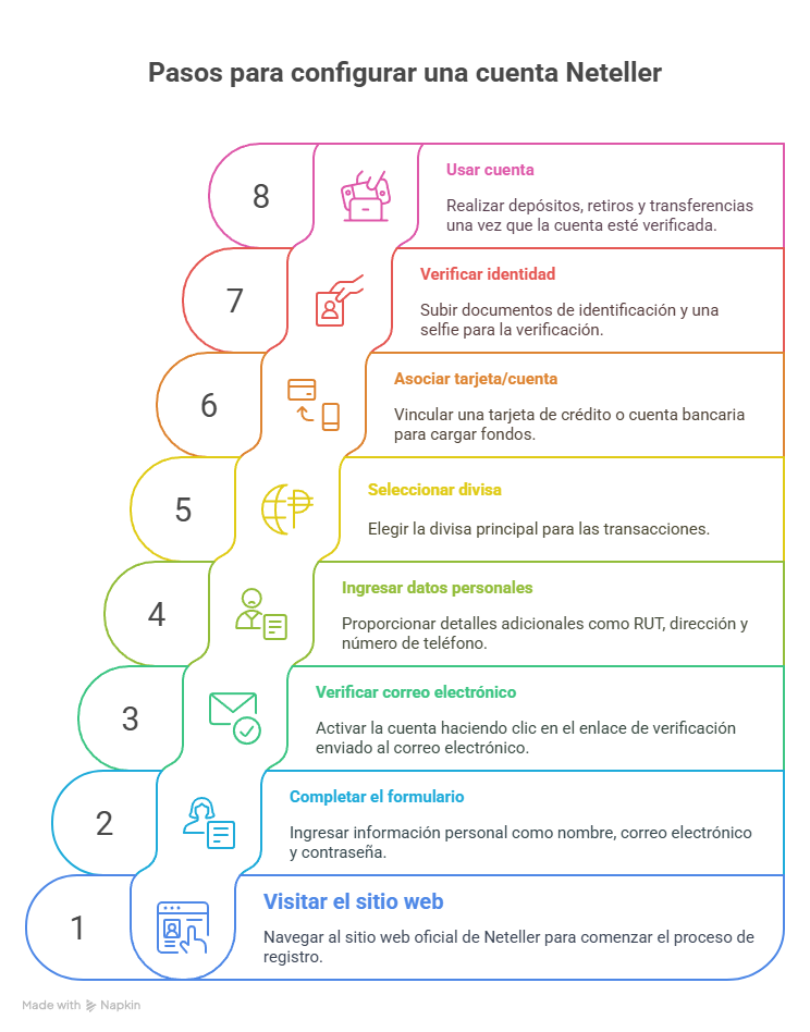 ¿Cómo abrir una cuenta Neteller desde Chile?